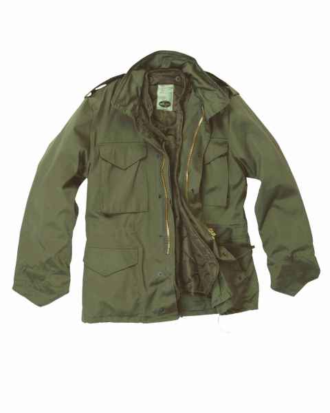 Mil-Tec US FELDJACKE M65 T/C M.FU.OLIV Outdoorjacke Jacke