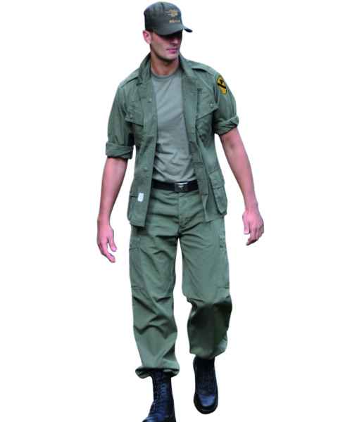 Mil-Tec US JUNGLE PANTS M64 VIETNAM OLIV Cargohose