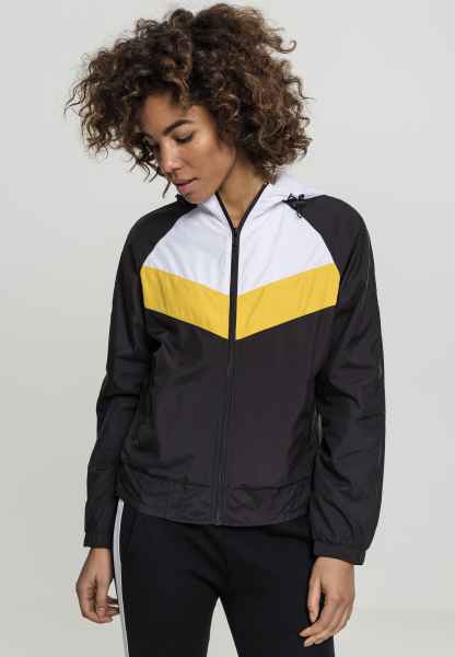 Urban Classics Damen Jacke Ladies 3-Tone Windbreaker