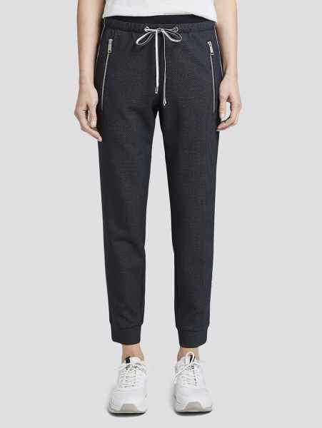 TOM TAILOR Damen Hose Jeans loose fit pants with zips Trousers ankle