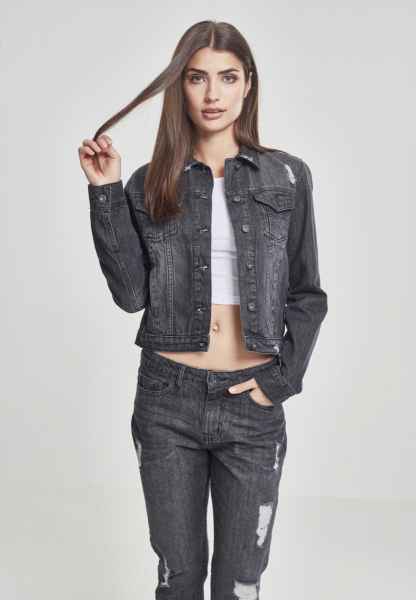 Urban Classics Damen Jacke Ladies Denim Jacket