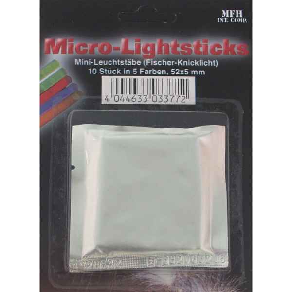 MFH Leuchtstab Mini (Fischer- Knicklicht) 10 Stk. im Pack