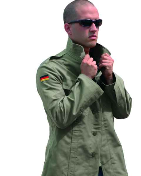 Mil-Tec BW MOLESKINJACKE A.A.OLIV Outdoorjacke Jacke