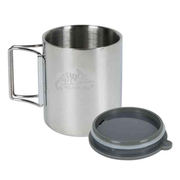 Helikon-Tex Thermo Cup Stainless Steel Tasse Edelstahl mit Netz Outdoor Camping