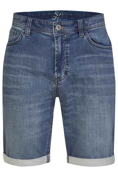 Hattric Herren Bermuda Jogg Kurze Jeans Shorts Hose Sport High Stretch Washed