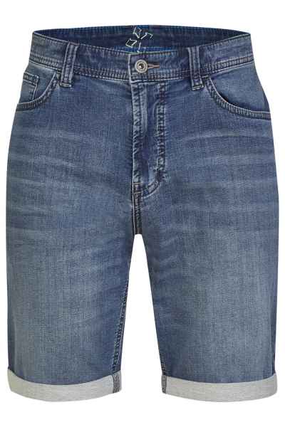 Hattric Herren Bermuda Jogg Kurze Jeans Shorts Hose Sport High Stretch Washed