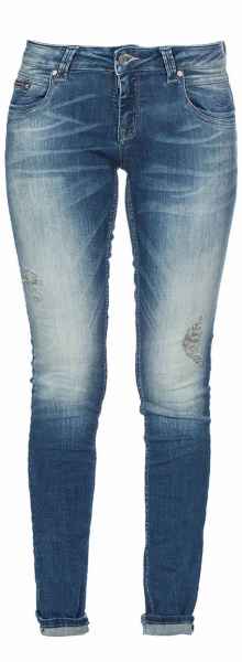 M.O.D Damen Jeans Scarlett Slim NOS-2001 Hüft Hose Low Waist Slim Leg MOD