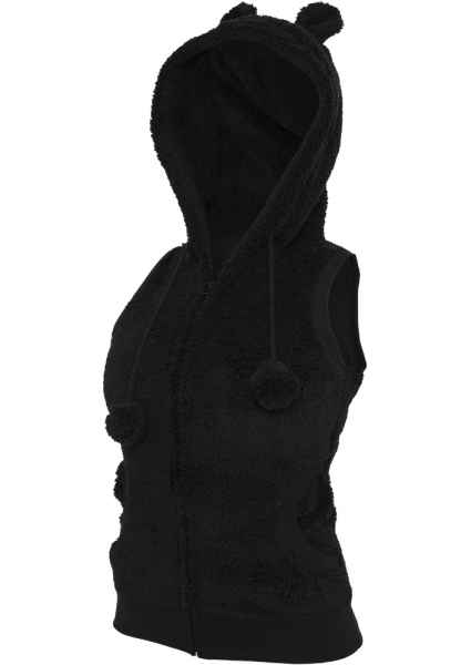 Urban Classics Damen Weste Ladies Teddy Vest