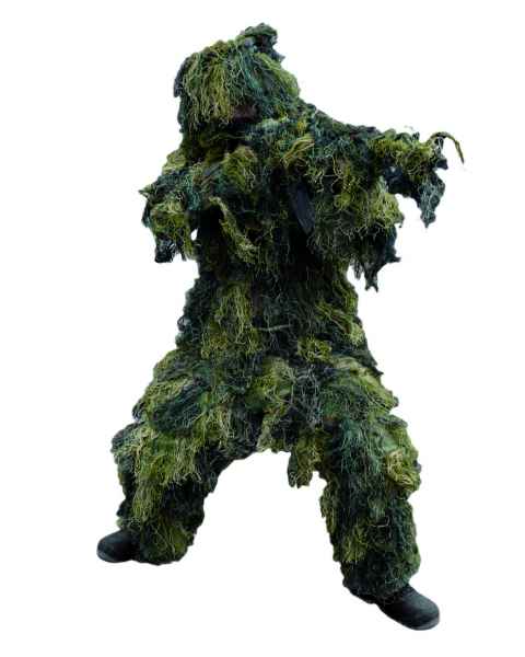 Mil-Tec GHILLIE SUIT ANTI FIRE PRO 4PC.W/L Tarnanzug