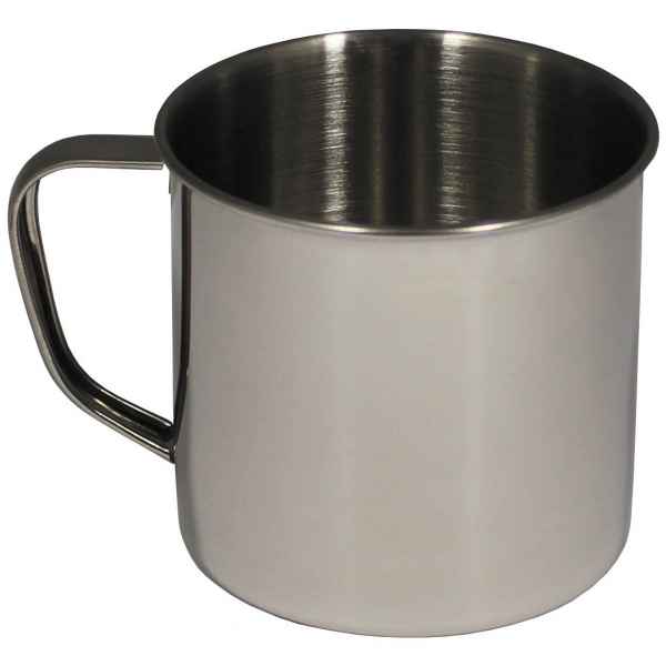 MFH Tasse Edelstahl 9,5 x 9 cm 500 ml