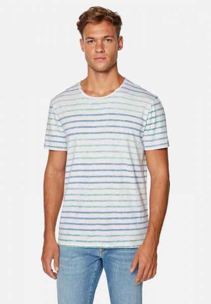 Mavi Herren STRIPE TEE Herren T Shirt print bedruckt