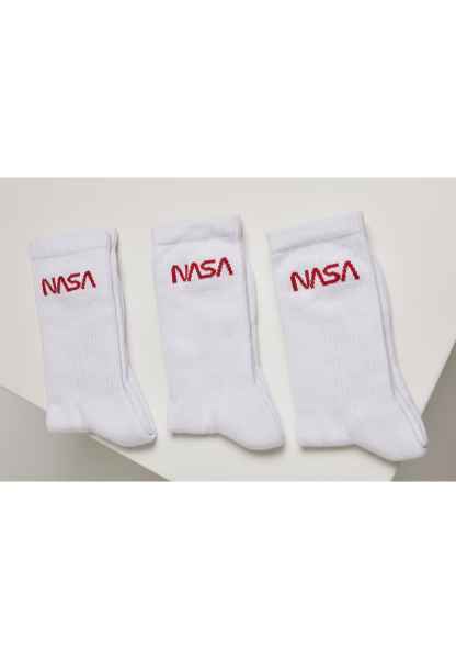 Mister Tee Herren Socken Strümpfe NASA Insignia Socks 3-Pack