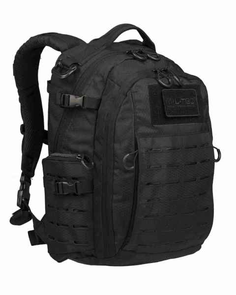 Mil-Tec RUCKSACK HEXTAC SCHWARZ Tagesrucksack Rucksack Tasche