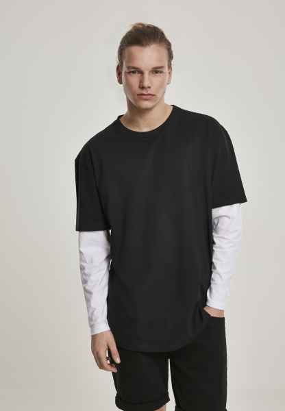 Urban Classics Herren Langarmshirts Sweatshirt Longsleeve Oversized Shaped