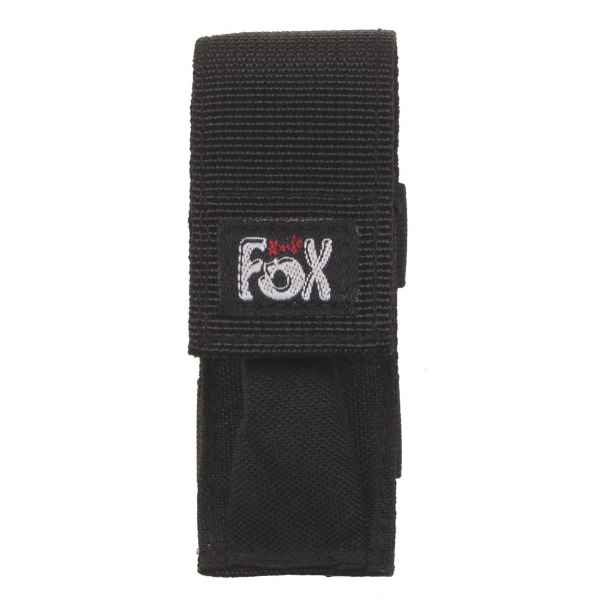 FoxOutdoor Messer-Etui Nylon gross schwarz,quer und längs tragbar