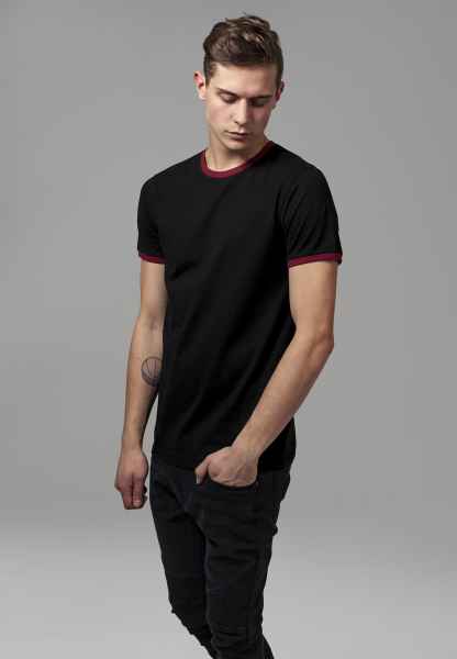 Urban Classics Herren T-Shirt basic Oversize Normal Ringer Tee