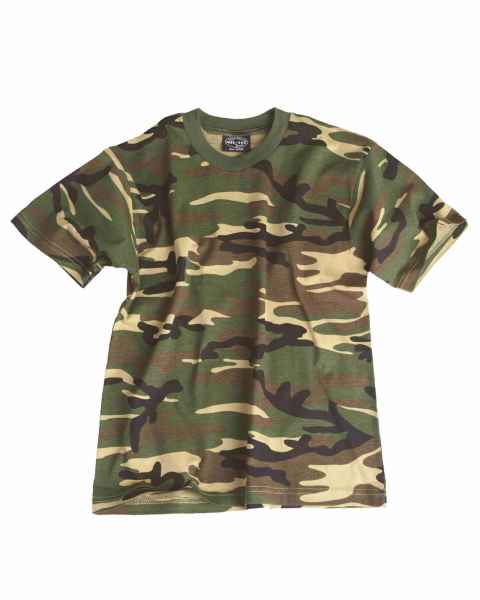 Mil-Tec T-SHIRT KIDS WOODLAND Kinder