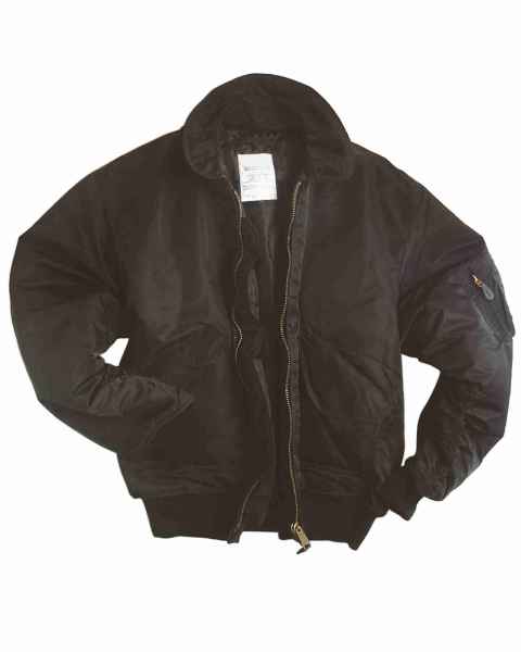 Mil-Tec US FLIEGERJACKE CWU BASIC SCHWARZ Outdoorjacke Jacke