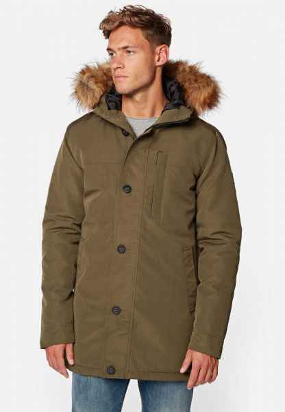 Mavi Herren HOODED JACKET Herren Parka Winter Jacke Lang