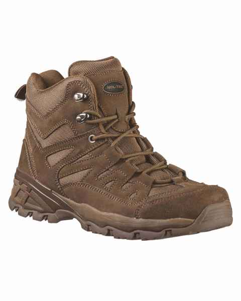 Mil-Tec SQUAD Stiefel Schuhe 5 INCH BRAUN Stiefel Schuhe