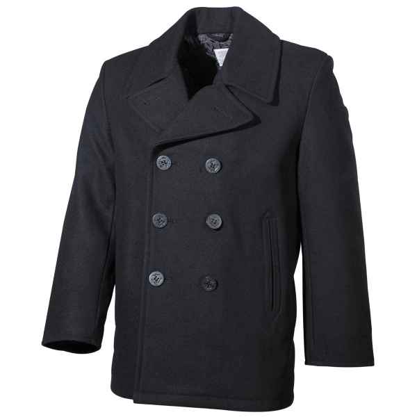 MFH US Pea Coat mit schwarzen Knöpfen