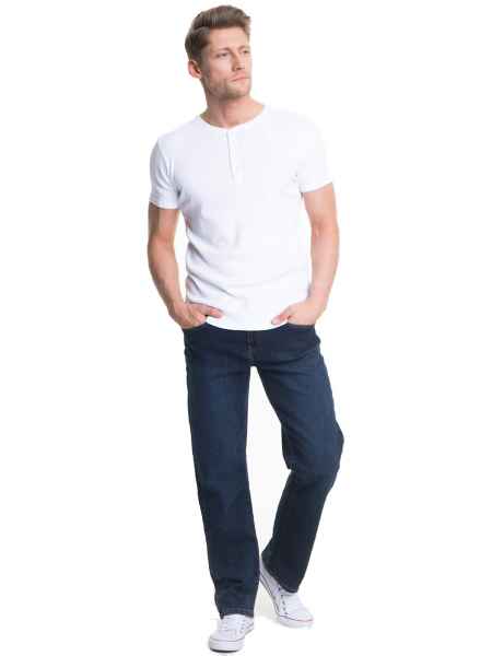 Big Star Herren T-Shirt SS BASIC GRAND MEN S/S 110 Weiss Strick