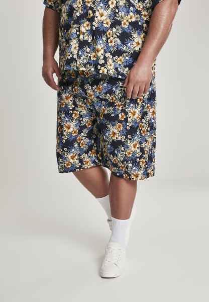 Urban Classics Herren Shorts Kurze Hose Bermuda Pattern Resort Shorts