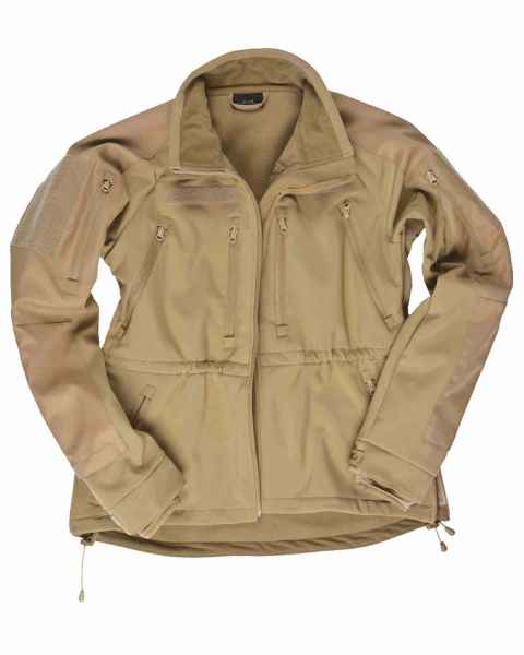 Mil-Tec SOFTSHELL JACKE MIL-TEC PLUS COYOTE Softshell