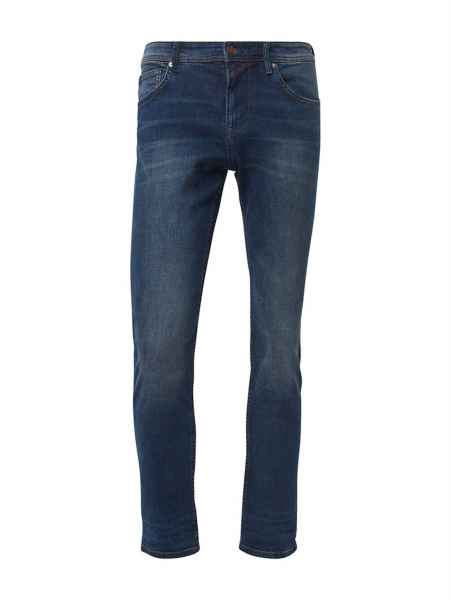 TOM TAILOR DENIM Herren Aedan Slim Fit Jeans Five Pocket Denim Stretch Used Look