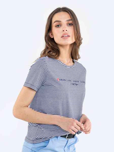 Big Star Damen T Shirt LEANNA 152015404