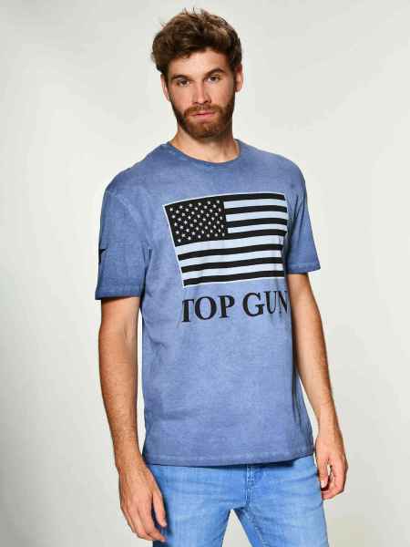 Top Gun Herren T-Shirt print bedruckt TG-9008 Search