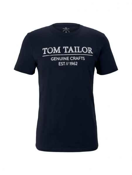 TOM TAILOR Herren T Shirt print bedruckt t-shirt with print