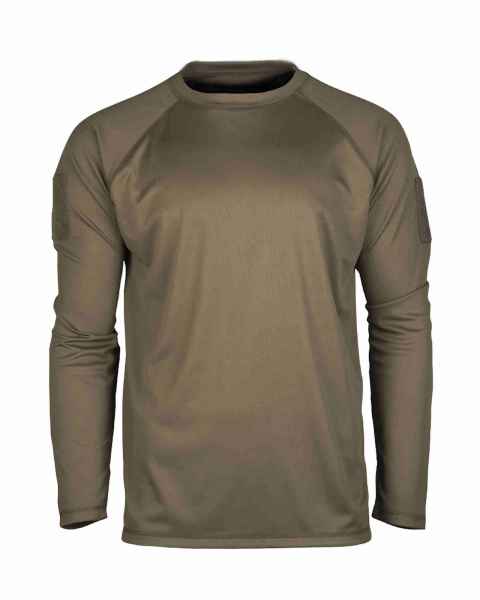 Mil-Tec TACTICAL QUICK DRY Sweatshirt Langarm SHIRT OLIV