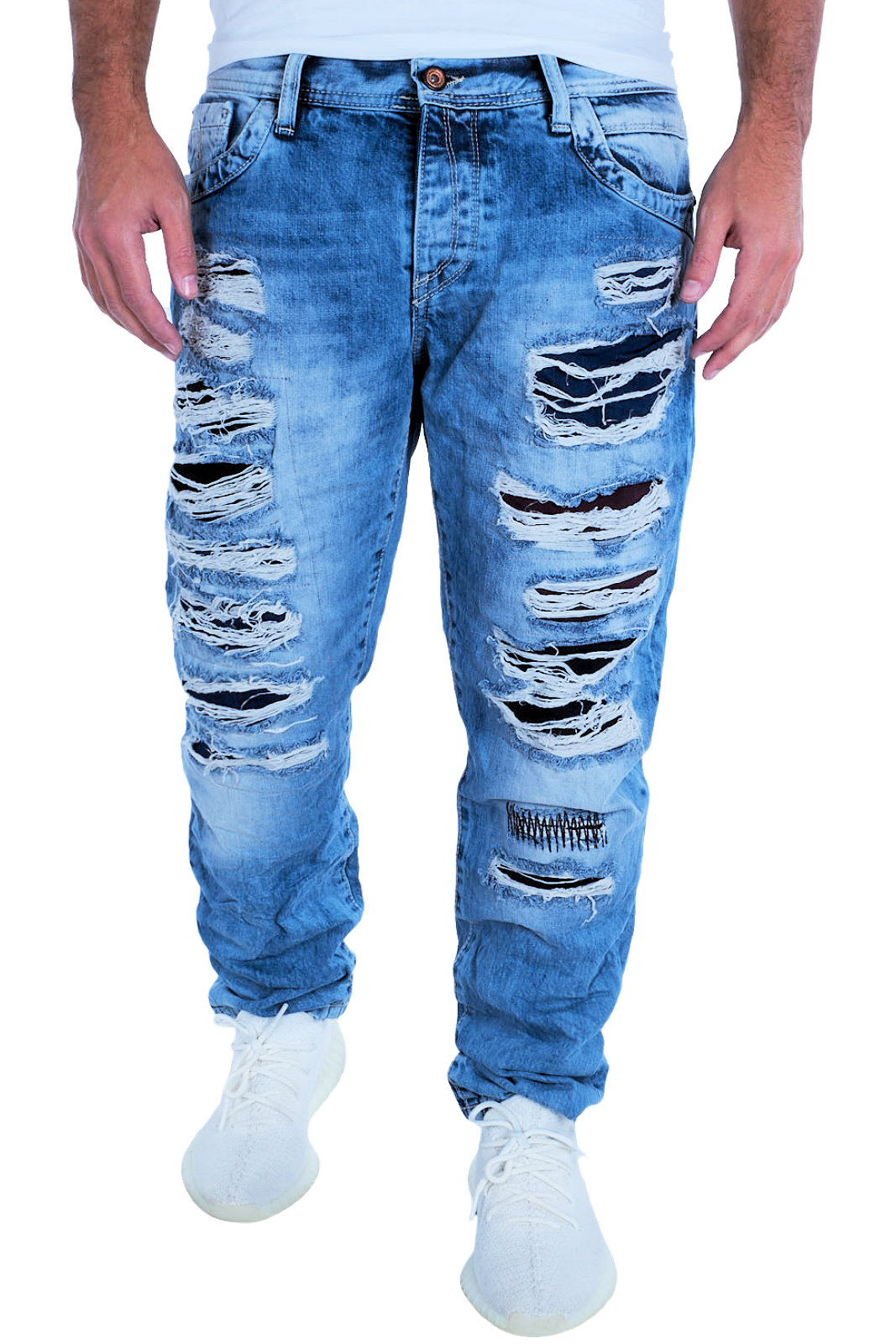 Cipo & Baxx Damen Jeans Hose Besondere Designs