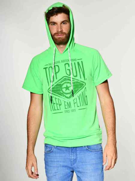 Top Gun Herren T-Shirt print bedruckt Hoddy 6421 Bright
