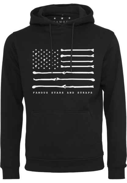 Famous Stars and Straps Kapuzenpullover Bone Flag Hoodie