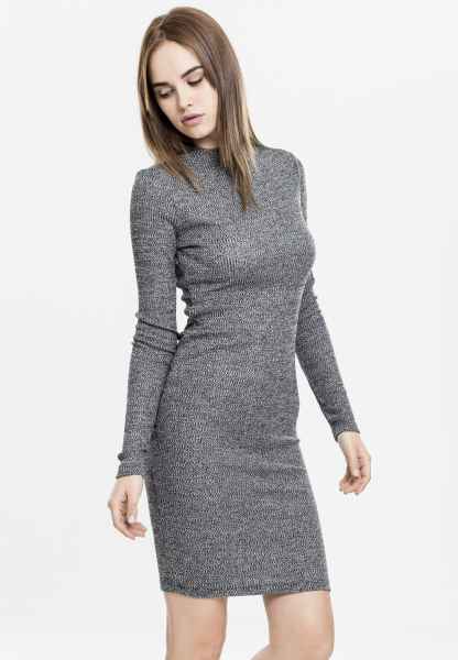 Urban Classics Damen Kleid Longshirt Kurz Boho Cocktail Quilt Oversize Dress