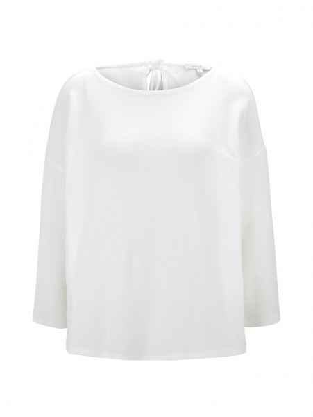 TOM TAILOR DENIM Damen Langarmshirt Longsleeve structured tee