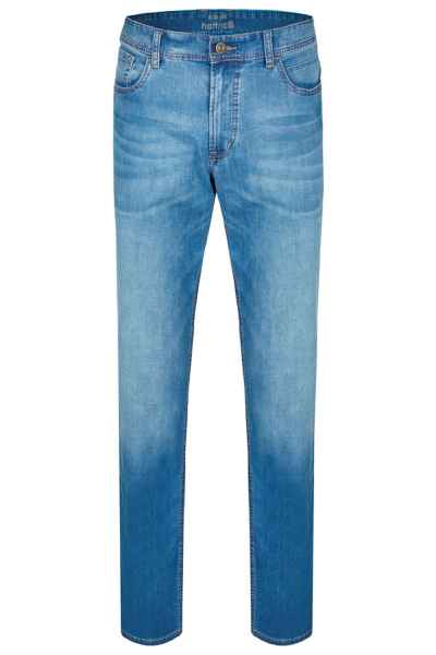 Hattric Herren Hunter 5-Pocket Jeans Denim Ultra Light Hose Stretch Regular Fit