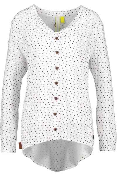 alife & kickin Damen Top Oberteil Einteiler Shirt EmmiAK Blouse Kurzarmbluse