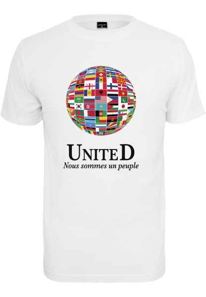 Mister Tee Herren T-Shirt print Muster Thema United World Tee