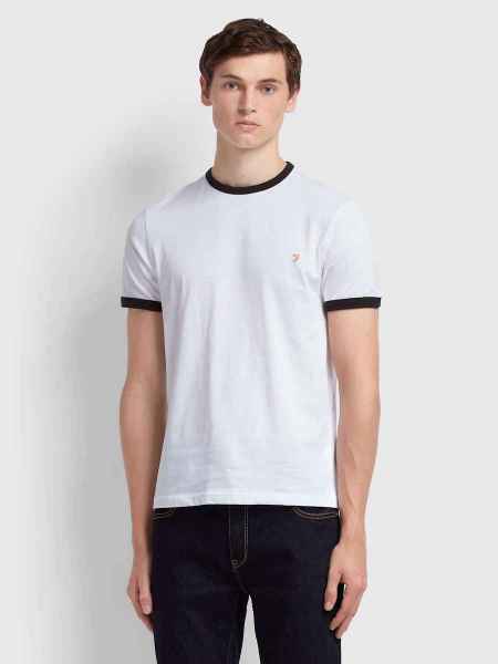 FARAH® Groves Slim Fit Ringer T-Shirt Shirts