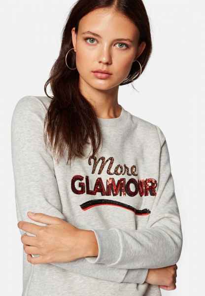 Mavi YOUNG FASHION Damen MORE GLAMOUR SWEATSHIRT Damen Pullover Sweatshirt Pulli