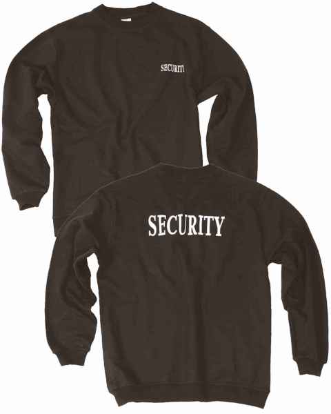 Mil-Tec SEC SWEATSHIRT SCHWARZ M.DRUCK Sweatshirt