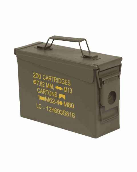 Mil-Tec US AMMO BOX STEEL M19A1 CAL.30 Munitionsbox