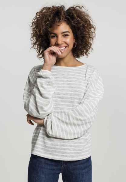 Urban Classics Damen Sweatshirt Longshirt Short Turtleneck Sweater