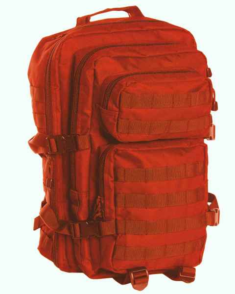 Mil-Tec US ASSAULT PACK LG SIGNALROT Tourenrucksack Rucksack Tasche