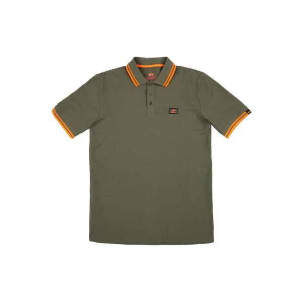Alpha Industries Twin Stripe Polo II Herren Poloshirt Polo 166602