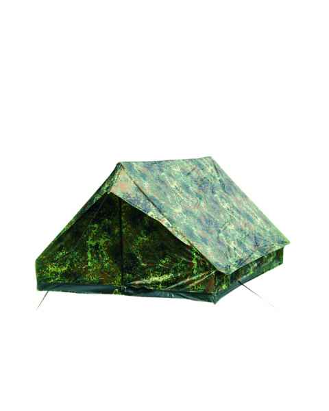 Mil-Tec ZWEIMANNZELT MINI PACK STANDARD FLECKT Zelt Outdoor Camping