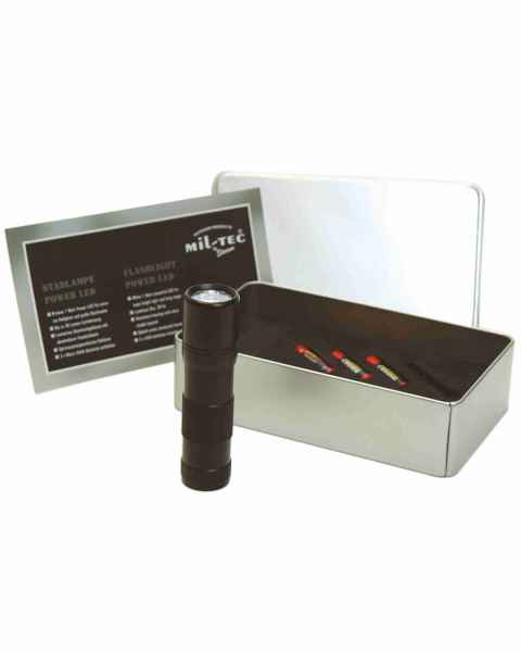 Mil-Tec STABLAMPE POWER LED M.BOX 3AAA Leuchte Lampe